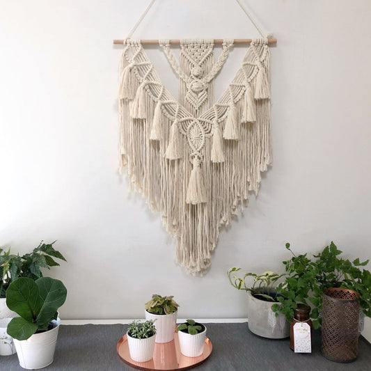 Gorgeous Hand-woven Pendant Macrame Wall Hanging Boho