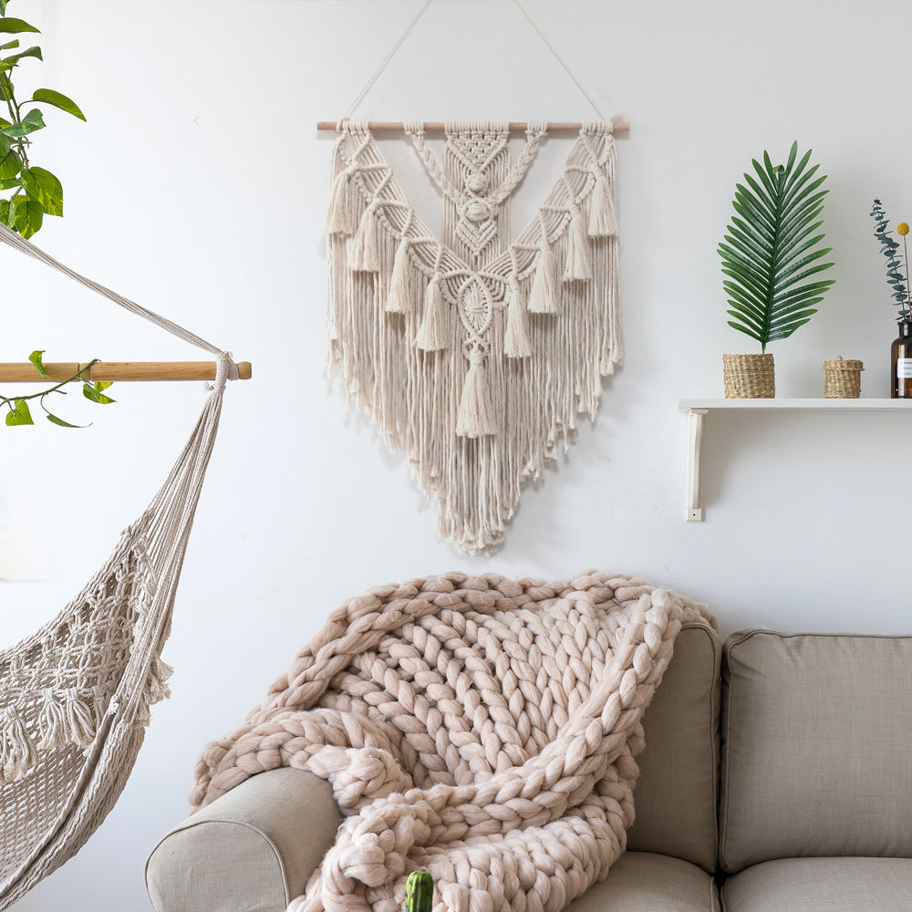 Gorgeous Hand-woven Pendant Macrame Wall Hanging Boho